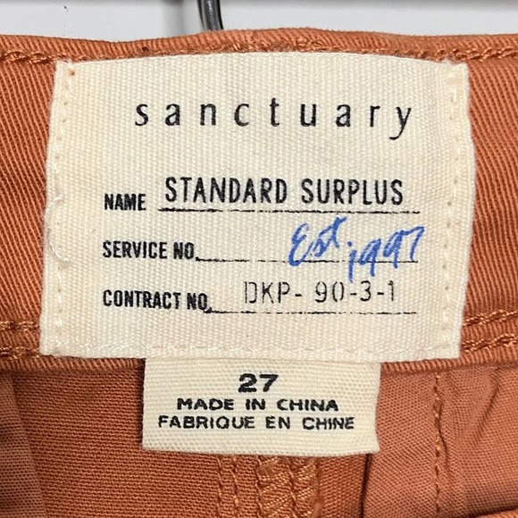 Sanctuary Sierra Unearthed Patch Pocket Crop Pant - Picture 8 of 13